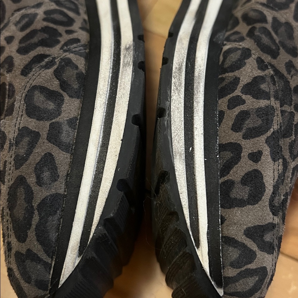 Manfield Suede Leopard Print Sneakers - Picture 7 of 16
